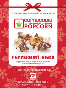 Peppermint Bark Cornucopia Popcorn