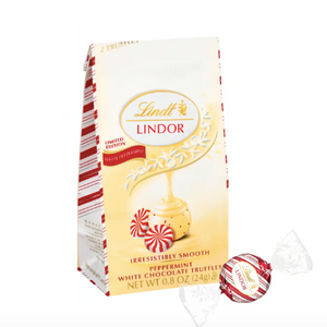 Lindt Lindor White Chocolate Peppermint Truffles