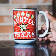 Austin Texas Coffee Mug (Music Capital of the World)